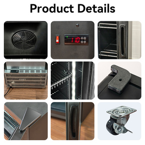 Refrigerador Exhibidor de Bebidas Compacto y Estrecho, Precio de Fábrica 2 ℃   Hasta 8 ℃   Enfriador de Bebidas de 160l 310l 220v 110v, Refrigerador con Vitrina - Product Image 6