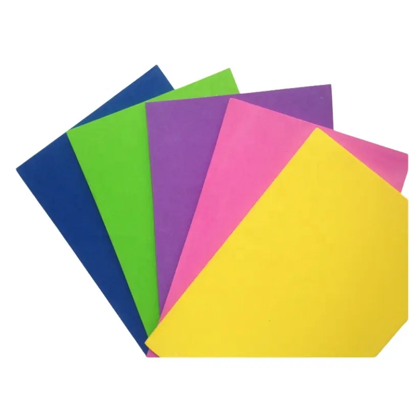 Colorful Recycled Craft EVA foam in sheets and rolls