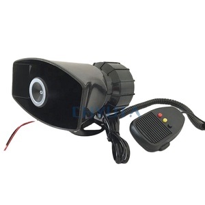 Haut-parleur audio à télécommande filaire klaxon d'alarme tricolore pour voiture tweeter sons haut-parleurs sirène système sonore klaxon d'avertissement - Product Image 1