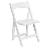 Chaises pliantes Chiavari en bois massif pour l'extérieur - Empilables, durables, écologiques pour les mariages, les banquets et les événements