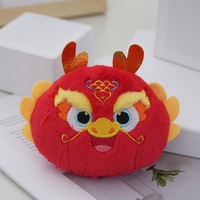 Porte-clés en peluche Dragon Mignon de 4 pouces, jouets en peluche pour enfants, animaux en peluche, jouets de dessin animé et d'anime pour machine à griffes