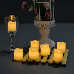 Bougies votives sans flamme, fausses bougies électriques scintillantes pour Table de mariage, Festival, Halloween, noël - Product Image 4
