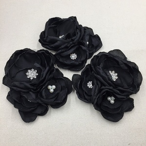 Handmade 22cm Large Organza Flowers Multi-Style DIY <strong>Wedding</strong> Clothing <strong>Accessories</strong> with Cloth Applique for <strong>Apparel</strong> - Product Image 4
