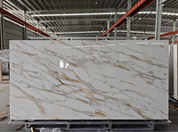 Carreaux de céramique de dalle de pierre frittée blanche minimaliste de luxe de qualité supérieure de 20mm pour table basse de comptoir vanité de salle de bain