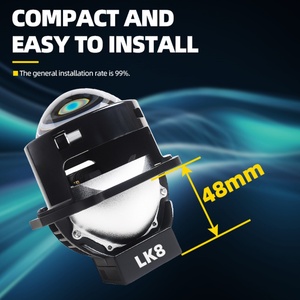 เลนส์โปรเจคเตอร์ Sanvi 3.0 นิ้ว LK8 Bi Led สว่างพิเศษ 60w 9-16v สภาพใหม่ ใช้ได้กับรถยนต์ทั่วไป เลนส์ไฟหน้ารถยนต์แบบ Led 6000k สี - Product Image 5