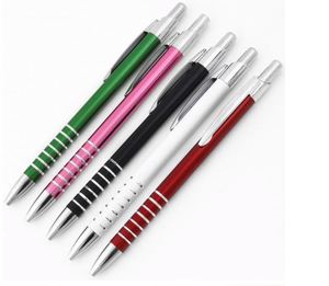 Promotional Press Metal Aluminum Ballpoint <b>Pens</b> With Custom Printable Logo Advertising Signature for Office Stylo - Product Image 3