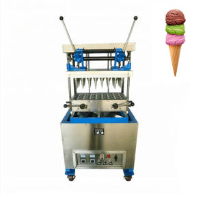 Machine à gaufres pour cornets de crème glacée semi-automatique verticale avec système de chauffage électrique - Product Image 2