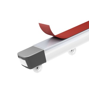 Poulies de rail de rideau en alliage d'aluminium, <span class=keywords><strong>sans</strong></span> <span class=keywords><strong>perçage</strong></span>, à fixation par crochet, <span class=keywords><strong>pour</strong></span> fenêtre en <span class=keywords><strong>baie</strong></span>, à double rail, télescopiques, <span class=keywords><strong>pour</strong></span> <span class=keywords><strong>tringle</strong></span> romaine lisse - Product Image 6