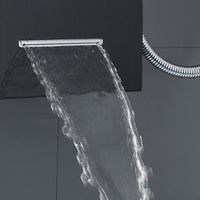 Colonne de douche directe d'usine système de Massage cascade de pluie robinet de douche panneau de douche cascade