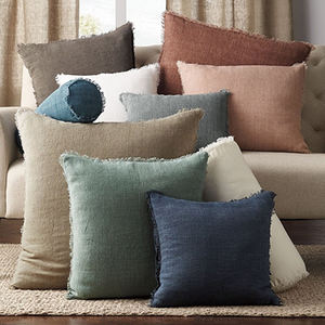 Funda de Cojín de Lino con Flecos, Impresión Digital Personalizada, Funda Decorativa de Lino y Algodón para Cojín - Product Image 3