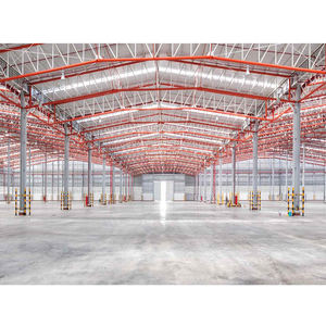 Bâtiment en acier, entrepôt à structure métallique, structure en acier préfabriquée, structure spatiale préfabriquée, usine - Product Image 1