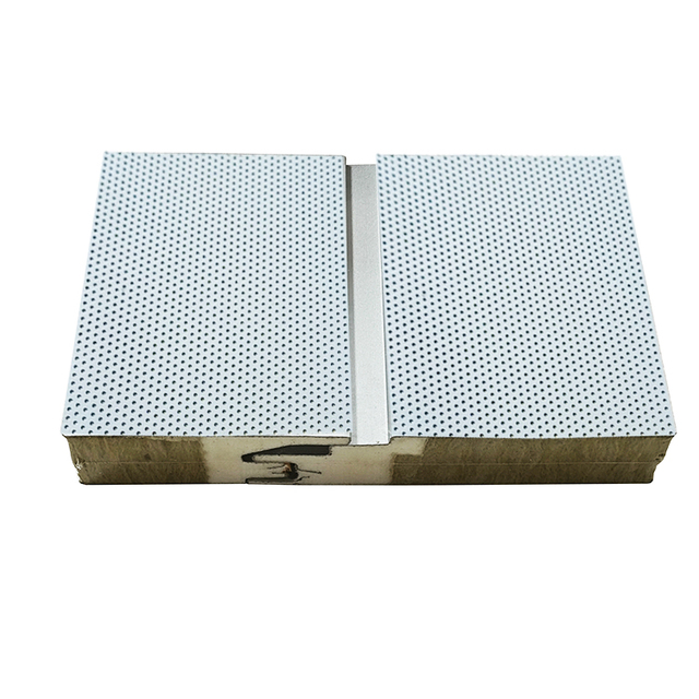 Insulated Sandwich Wall Panel for Industrial Building Roof PU PIR EPS Rockwool Core Fireproof Thermal Metal Cladding Panel