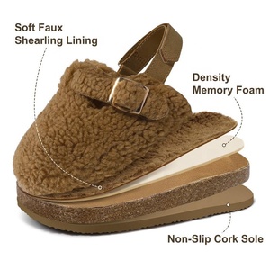 Chaussons en peluche pour enfants YL-25451 avec sangle réglable - Sandales d'intérieur d'hiver pour garçons et filles, chaudes, antidérapantes et disponibles en OEM/ODM - Product Image 4