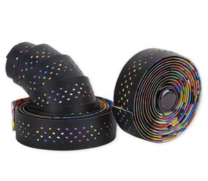 אופניים בריביגה אופני כביש חצץ אופניים ססגוניים נגד החלקה צבעונית-ספיגה נוח pu + eva טיפה בר דברבר קלטת ב רול - Product Image 3