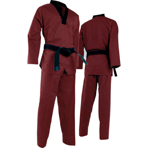 Tenue d'entraînement traditionnelle pour femmes de Taekwondo et de Karaté, taille haute, séchage rapide, polyester imperméable, logo personnalisé - Product Image 2