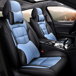 Fundas de Asiento de Coche Universales de Cuero, Juego Completo, Accesorios de Diseño <span class=keywords><strong>Interior</strong></span> de Lujo para Toyota Camry - Product Image 2