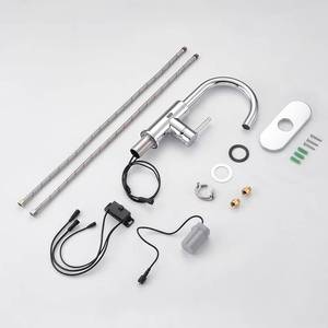 Grifo de Agua Automático Sin Contacto con Sensor Infrarrojo para Cocina y Baño, Mini Grifo de Fregadero con Sensor de Inducción de Control Paralelo - Product Image 6