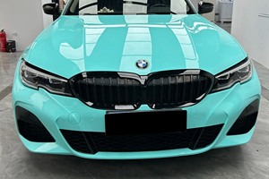 Film Vinyle Adhésif pour Voiture Bleu Menthe PET 6.5mil 7.5mil 8.5mil Haute Brillance avec Technologie Air Release Film de Changement de Couleur pour Carrosserie Complète Automobile PPF - Product Image 4