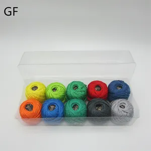 DIYかぎ針編み刺繍綿100% ポリエステル32S糸中国ミシン糸