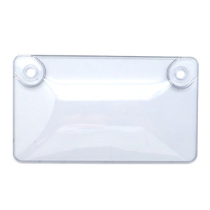 Cornice Porta Targa Americana Personalizzata Jutien in Plastica Trasparente per Moto - Product Image 1