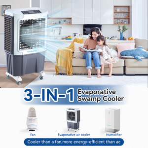 Batería de aire acondicionado portátil recargable climatieur aire acondicionado solar enfriador de aire evaporativo solar ventilador enfriador de agua - Product Image 3