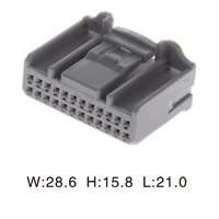 AH7245B-0.7-11 Conector de pedal de acelerador macho de 24 pines, carcasa de conector automotriz para coche