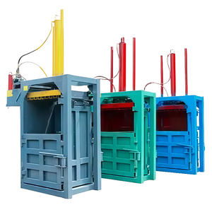 Presse à balles verticale hydraulique pour canettes en aluminium, machine de recyclage pour canettes de boissons, compacteur de métaux de rebut - Product Image 1