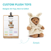 Cadeaux personnalisés pour la fête des mères, en coton, figurines d'anime créatives et culturelles, ours en peluche pour les designs de style Jellycat