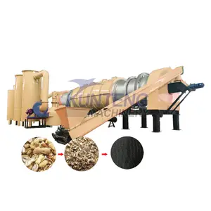 Professional Best Quality Sawdust Continous Carbonization Furnace Charcoal Carbonization Oven