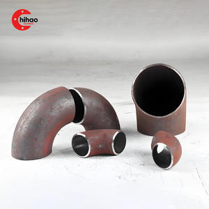 Directo de fábrica ASTM Codos de acero al carbono suave de alta calidad-Accesorios de tubería, soldadura a tope sin costura, radio de 90/45 °, 1.5D/1D - Product Image 1