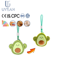 UYEAH OEM/ODM Op Maat Ontworpen Mini Cartoon Fruit Pluche Sleutelhanger Pop Zacht Pluche Dierenfiguur Pluche Speelgoed Sleutelhanger Cadeau Hangtas