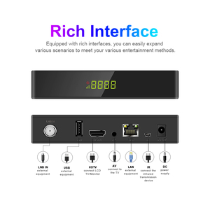 Ricevitore <span class=keywords><strong>TV</strong></span> Satellitare Digitale MeeCast GX6607 DVB-S2/S2X con WiFi/Ethernet Integrato HD H.265 FTA Canali Gratuiti 12 Mesi di IPTV - Product Image 4