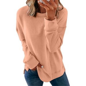 <span class=keywords><strong>Felpa</strong></span> casual <span class=keywords><strong>da</strong></span> <span class=keywords><strong>donna</strong></span> con scollo rotondo - Pullover morbido e ampio a maniche lunghe per l'uso quotidiano e il tempo libero a <span class=keywords><strong>casa</strong></span> - Product Image 1