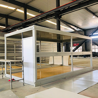 Ventes directes d'usine Plan de maison en conteneur pliable d'excellente qualité Installation rapide Maison en conteneur pliable de type Z
