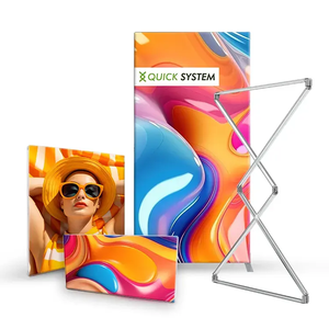 Toile de fond imprimée personnalisée sans cadre tissu extensible boîte à lumière publicité événement toile de fond mur pour la promotion de salons professionnels - Product Image 1