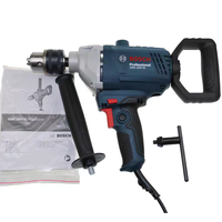 Perceuse électrique robuste GBM 1600 RE 850W à couple élevé avec poignée auxiliaire rotative à 360°, roulement à billes durable, 220-240V pour le perçage