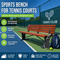 Bancs de terrain de sport durables et personnalisés en usine pour terrains de football, de tennis et de padel – Chaises de repos extérieures élégantes et résistantes