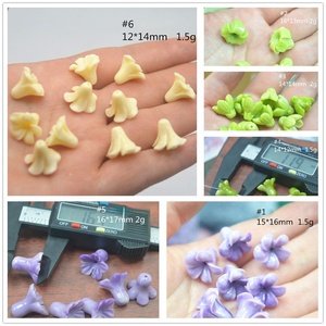 Perlas de Concha Comprimidas al por Mayor, Perlas Sueltas de Plumeria, Puakenikeni, Jazmín y Sakura para la Fabricación de Joyería Hawaiana - Product Image 6
