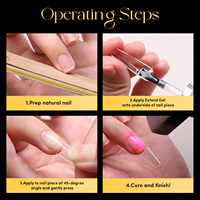 JTING Nouveau Gel de Construction 4-en-1 Transparent Amélioré, Base Coat, Gel X, Colle Gel, Vernis Gel Sans TPO/HEMA, OEM