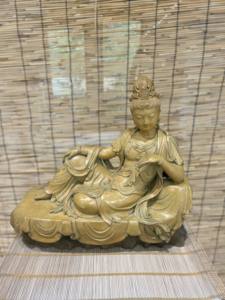 รูปปั้นเจ้าแ<span class=keywords><strong>ม</strong></span>่<span class=keywords><strong>กวน</strong></span><span class=keywords><strong>อิ</strong></span><span class=keywords><strong>ม</strong></span>ทองเหลืองงดงามของตกแต่งบ้านศิลปะด้วยเทคนิคการหล่อ - Product Image 4