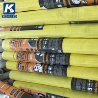 Malla de Fibra de Vidrio Recubierta Resistente a los Álcalis Kingsheng 5x5 145g/m2, Técnica de Tejido Liso, Servicio de Corte y Procesamiento para Paredes