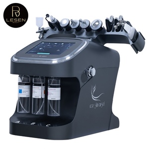 Equipo de Spa Facial con Oxígeno Hydra, Máquina de Belleza Multifuncional con Microdermoabrasión Hidráulica de Burbujas de Oxígeno Negro - Product Image 4