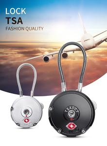 TSA007 Bagages Serrure douanière approuvée par la <span class=keywords><strong>TSA</strong></span> Combinaison <span class=keywords><strong>Code</strong></span> rond <span class=keywords><strong>Cadenas</strong></span> <span class=keywords><strong>à</strong></span> <span class=keywords><strong>code</strong></span> <span class=keywords><strong>à</strong></span> trois chiffres <span class=keywords><strong>Cadenas</strong></span> <span class=keywords><strong>TSA</strong></span> - Product Image 4