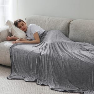 <span class=keywords><strong>Couverture</strong></span> d'été légère en rayonne et bambou, matelassée, style moderne, fraîche, taille personnalisée, pour les personnes ayant chaud la nuit - Product Image 1