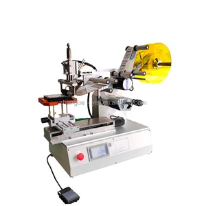 Etiquetadora Semiautomática de Sobremesa para Botellas Redondas, Planas y Cuadradas de Vidrio, para Perfumes, Cosméticos, Cajas, Vino y Bebidas - Product Image 1