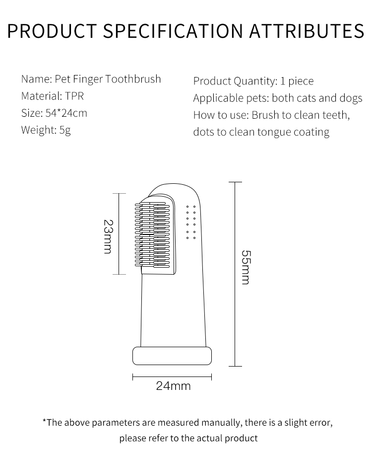 Factory Wholesale LOW MOQ Multi Colored Soft Silicone Tooth Brushing Kit Set Teeth Cleaning Pet Dog Finger Toothbrush