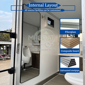 Rimorchio Bagno Portatile Monasse a 2 Postazioni Impermeabile di Alta Qualità per Glamping, Resort, Parchi Turistici e Festival - Product Image 3