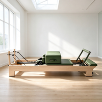 Machine de Pilates Reformer en bois de qualité supérieure, équipement de fitness commercial pour studios professionnels