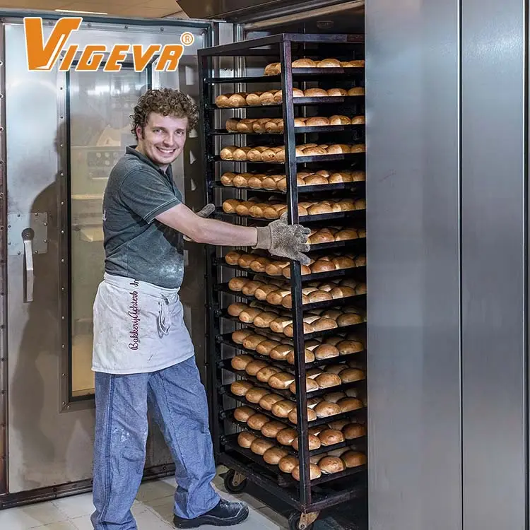 Équipement de boulangerie industrielle approuvé CE 16/32/64 plateaux four rotatif pain gâteau biscuit pâtisserie prix du four de cuisson