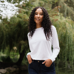 Women Relaxed Fit <strong>Bamboo</strong> Long Sleeve Cropped Top <strong>t</strong> <strong>Shirt</strong> for Women Made With Organic <strong>Bamboo</strong> and Natural Cotton Fabrics With logo - Product Image 6